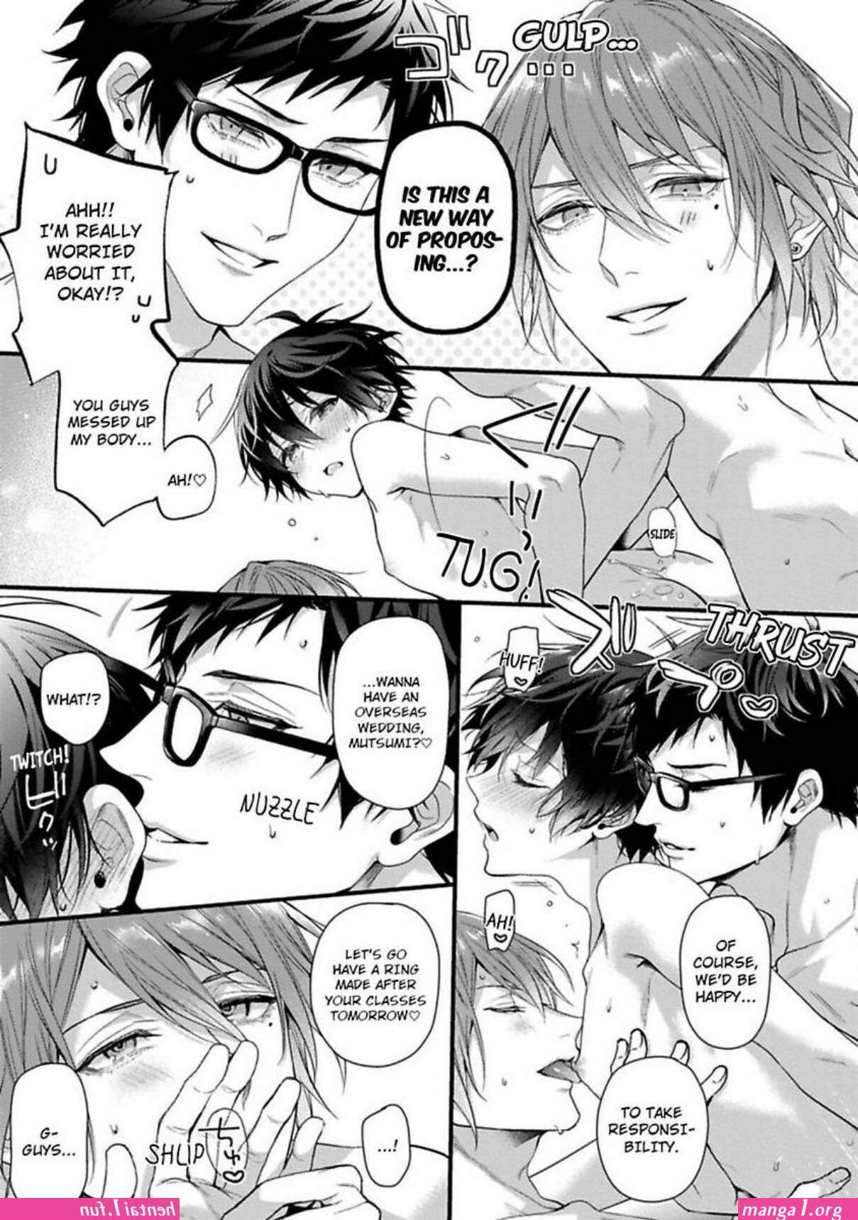 gay threesome manga
