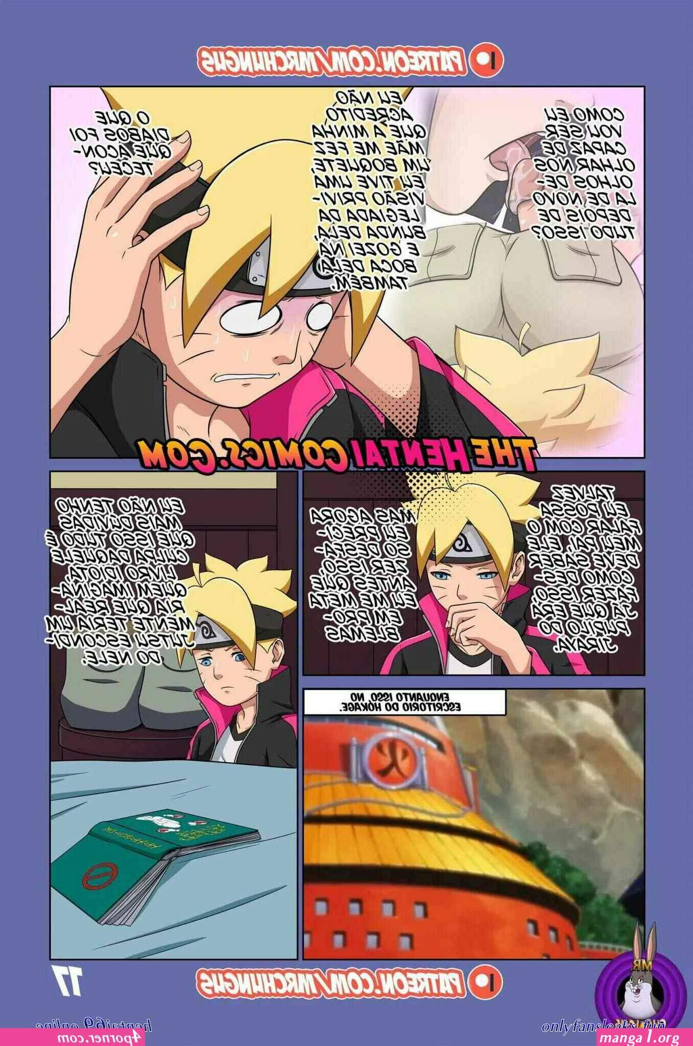 hinata x sarada hentai manga
