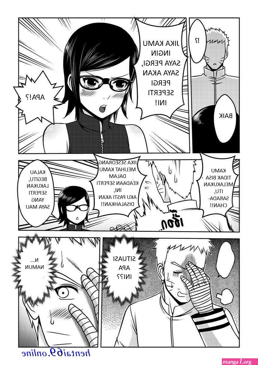 hinata x sarada hentai manga