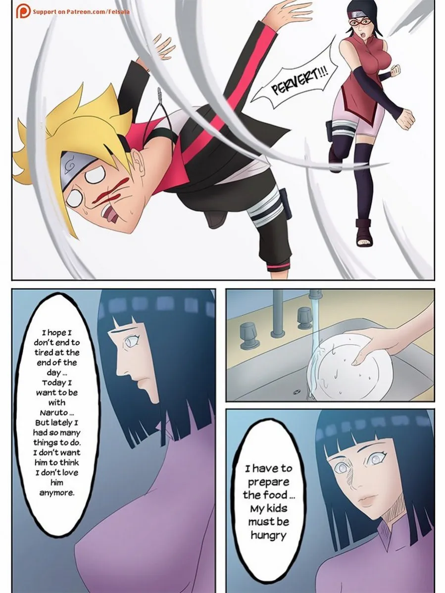 hinata x sarada hentai manga