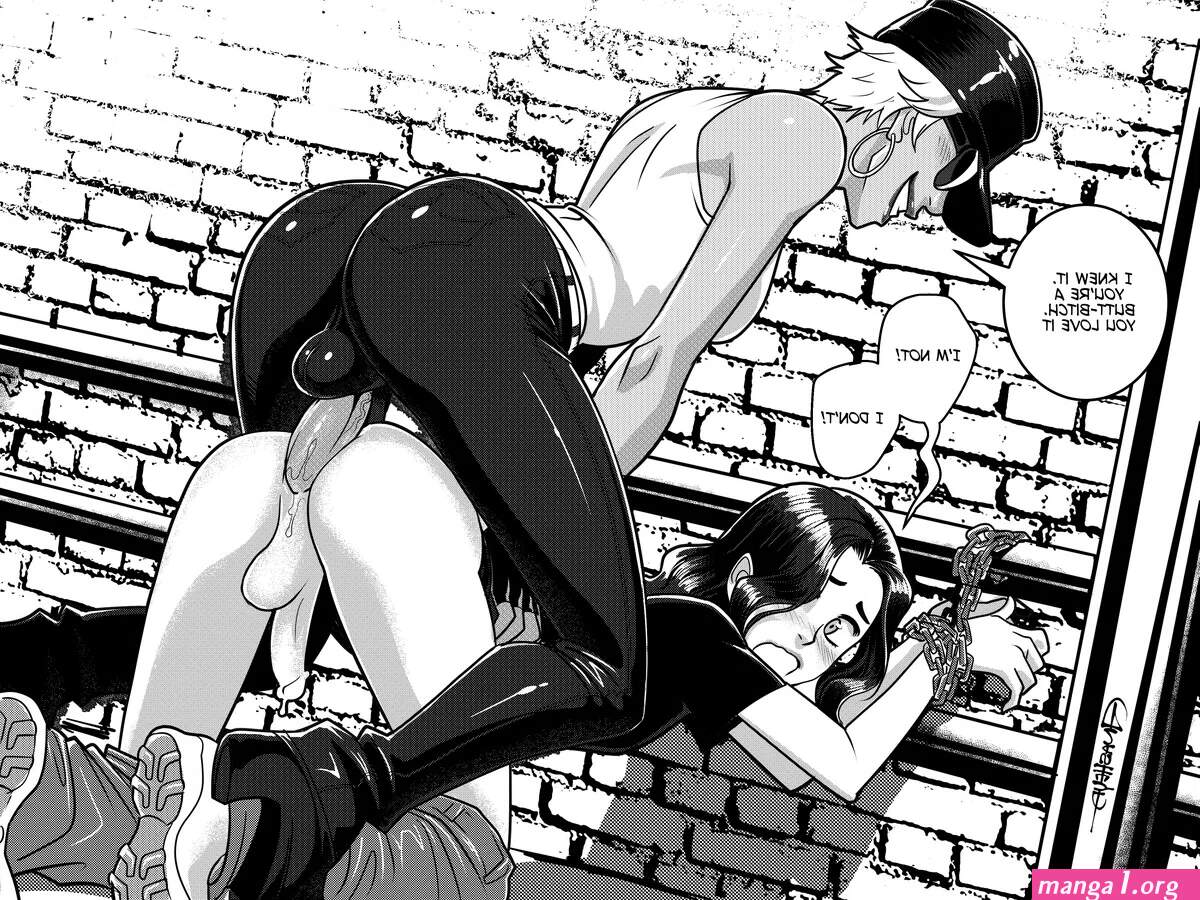 Femdom pegging manga