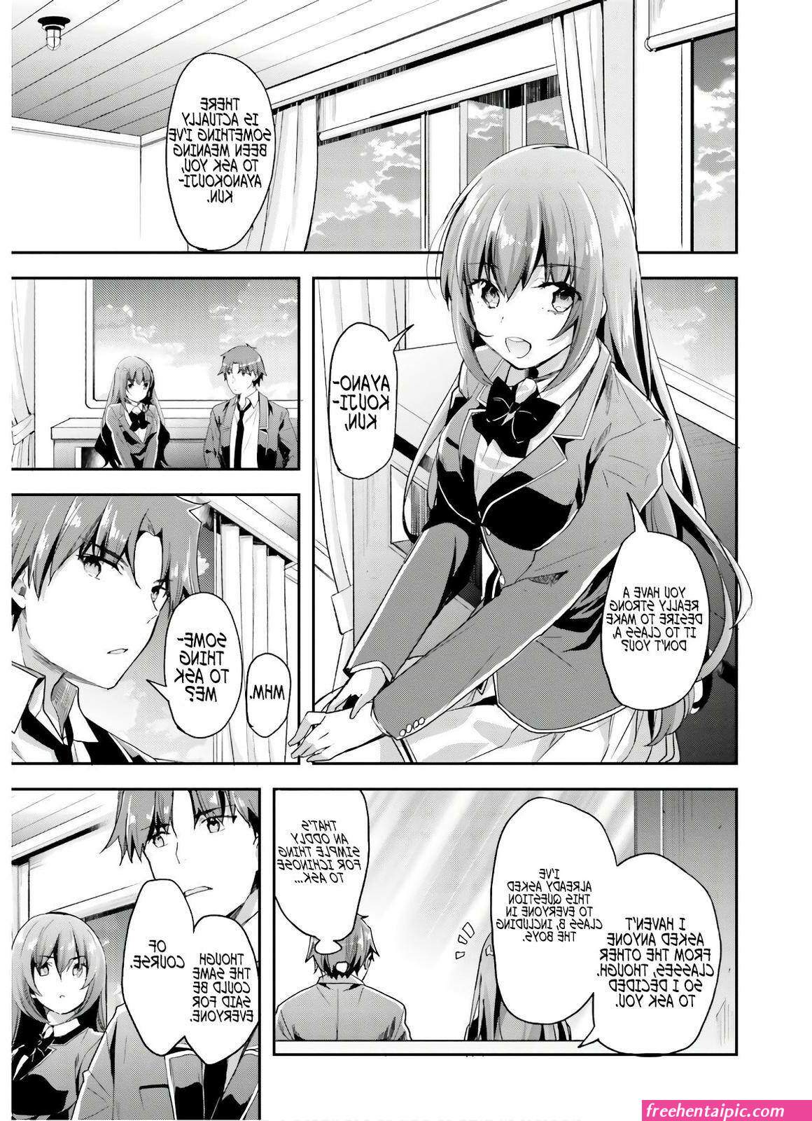 classroom of the elite hentai comic