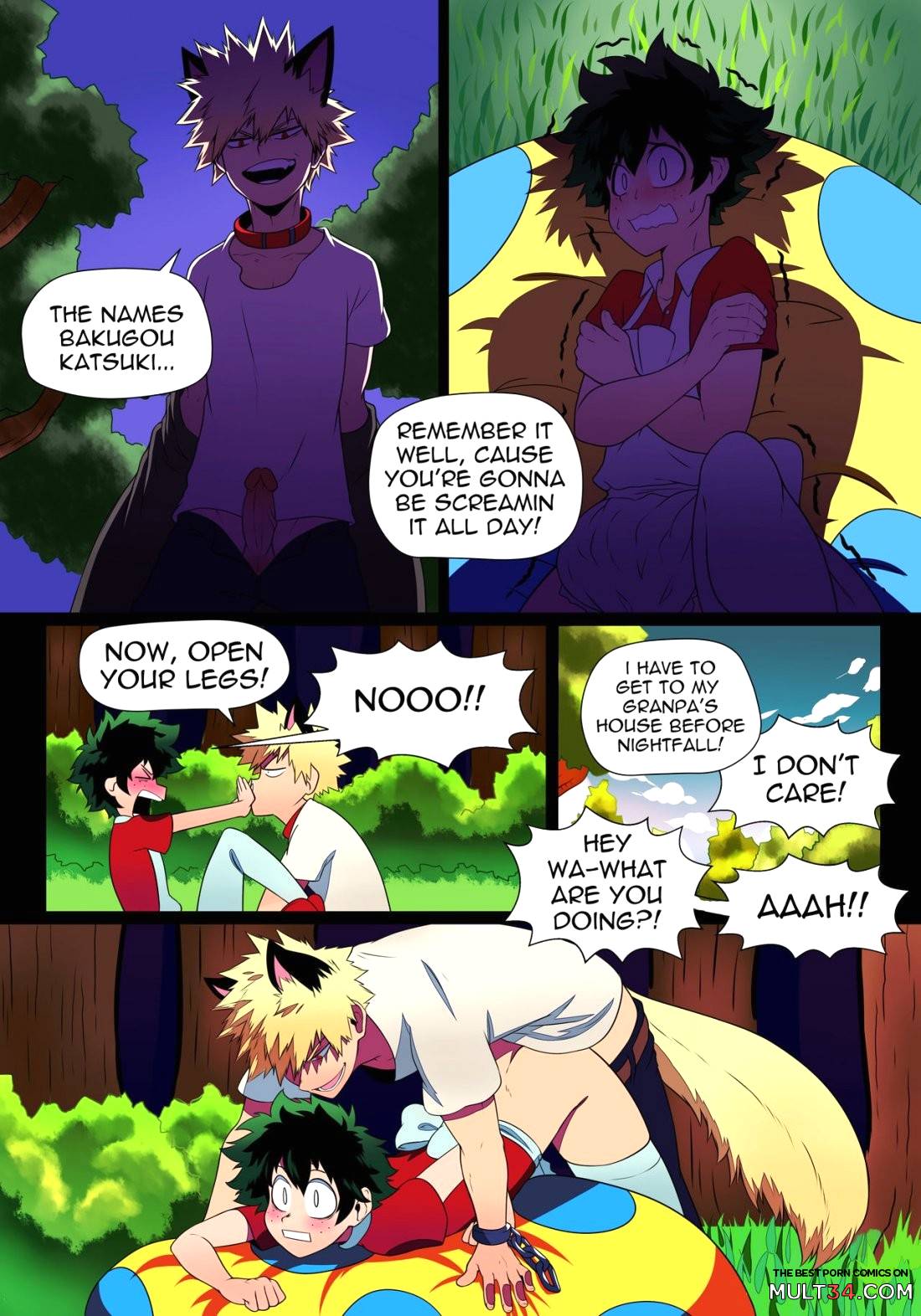 BakuDeku gay porn comic