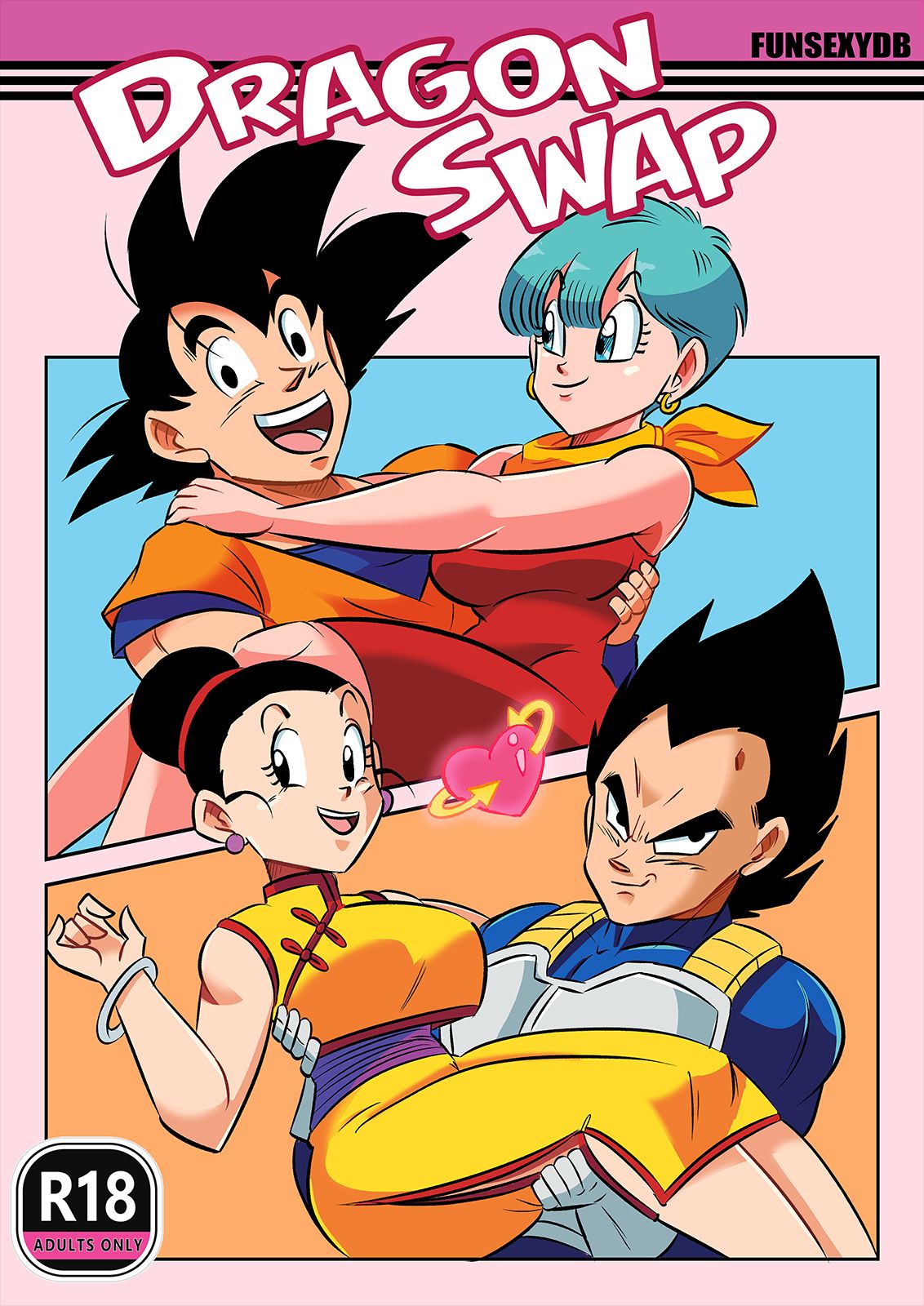 Dragon Swap Goku X Bulma And Vegeta X Chi Chi By FunsexyDB
