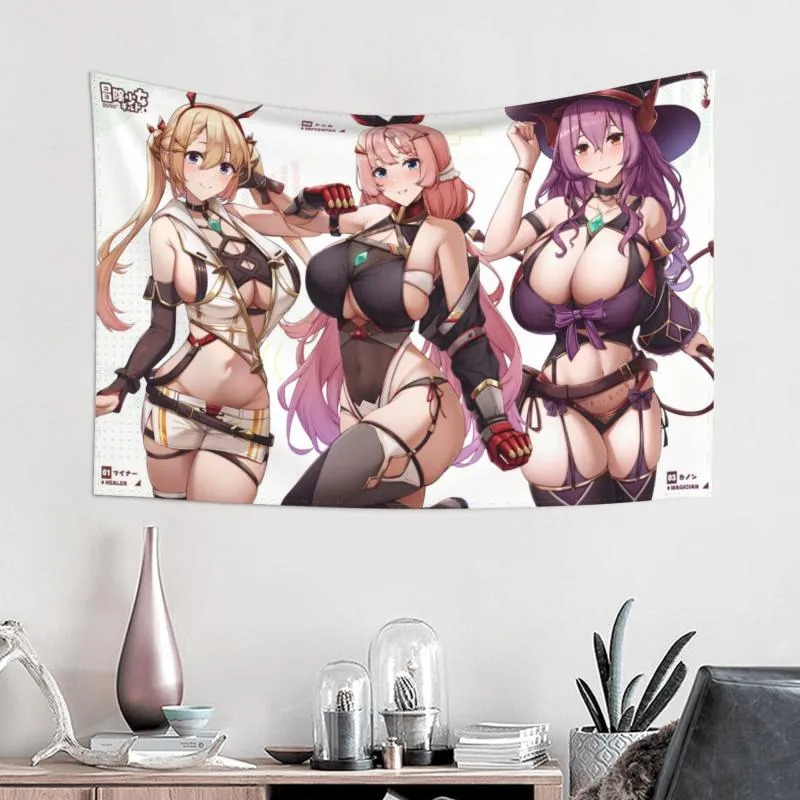 Tapestries Hentai Anime Huge Breasts Poster Aliexpress Tapestry H Animation CG Royal Sister Milf Wall Hanging Sexy Adult Doujin From Youtiaone 23.55