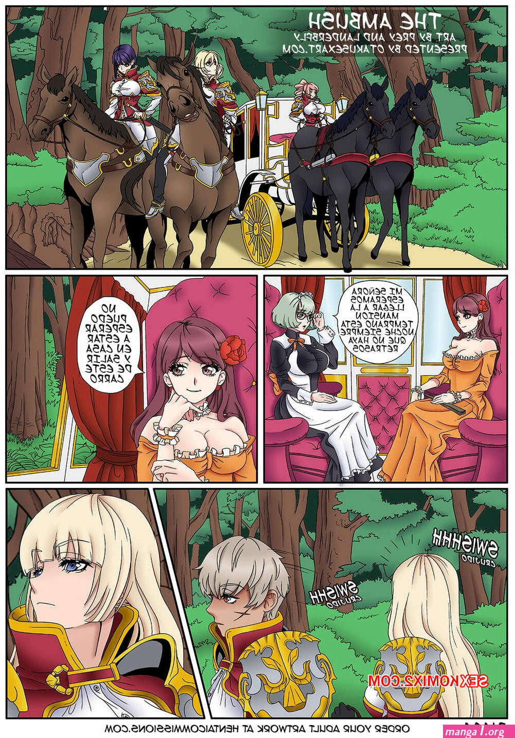 Comic porno The AMBUSH cmico de sexo duendes se ponen