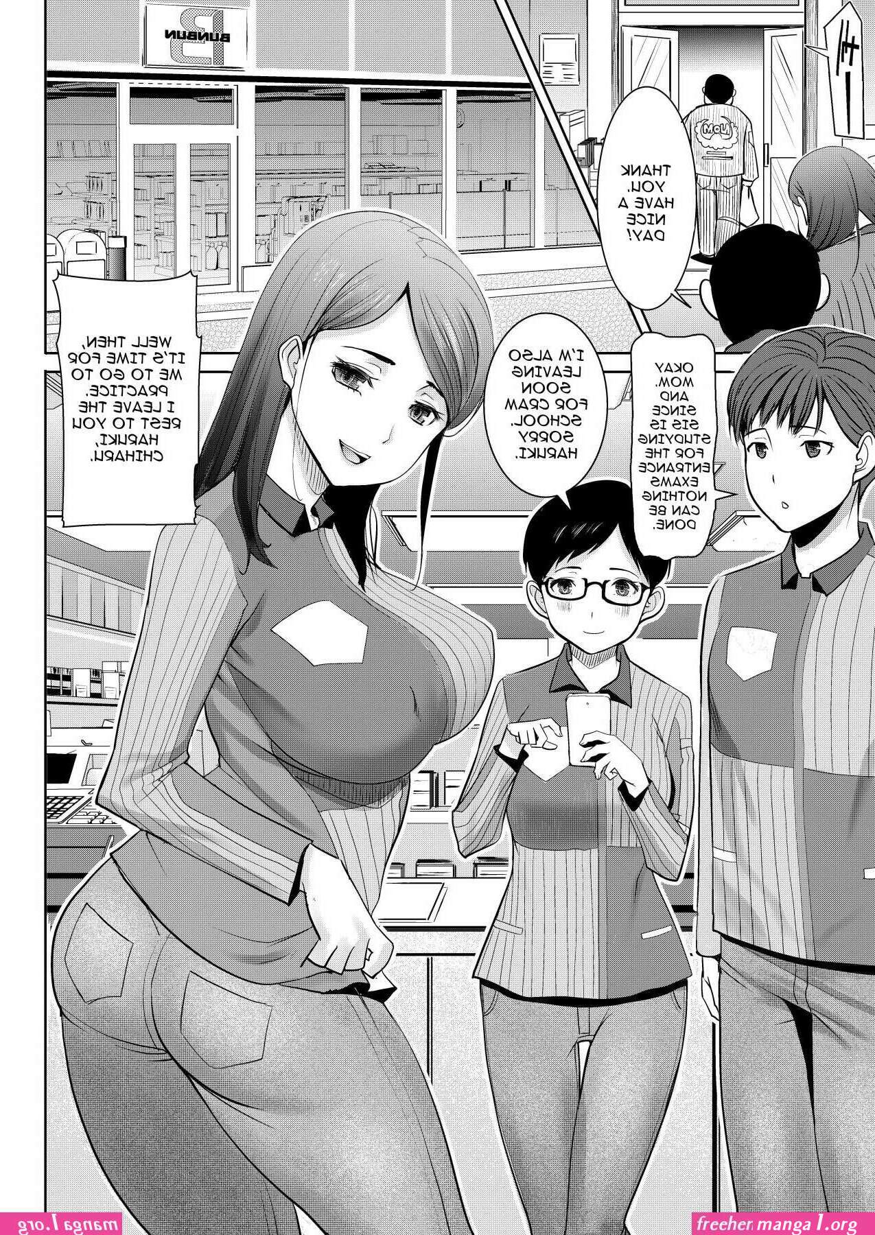 Mom cheating son friend hentai manga