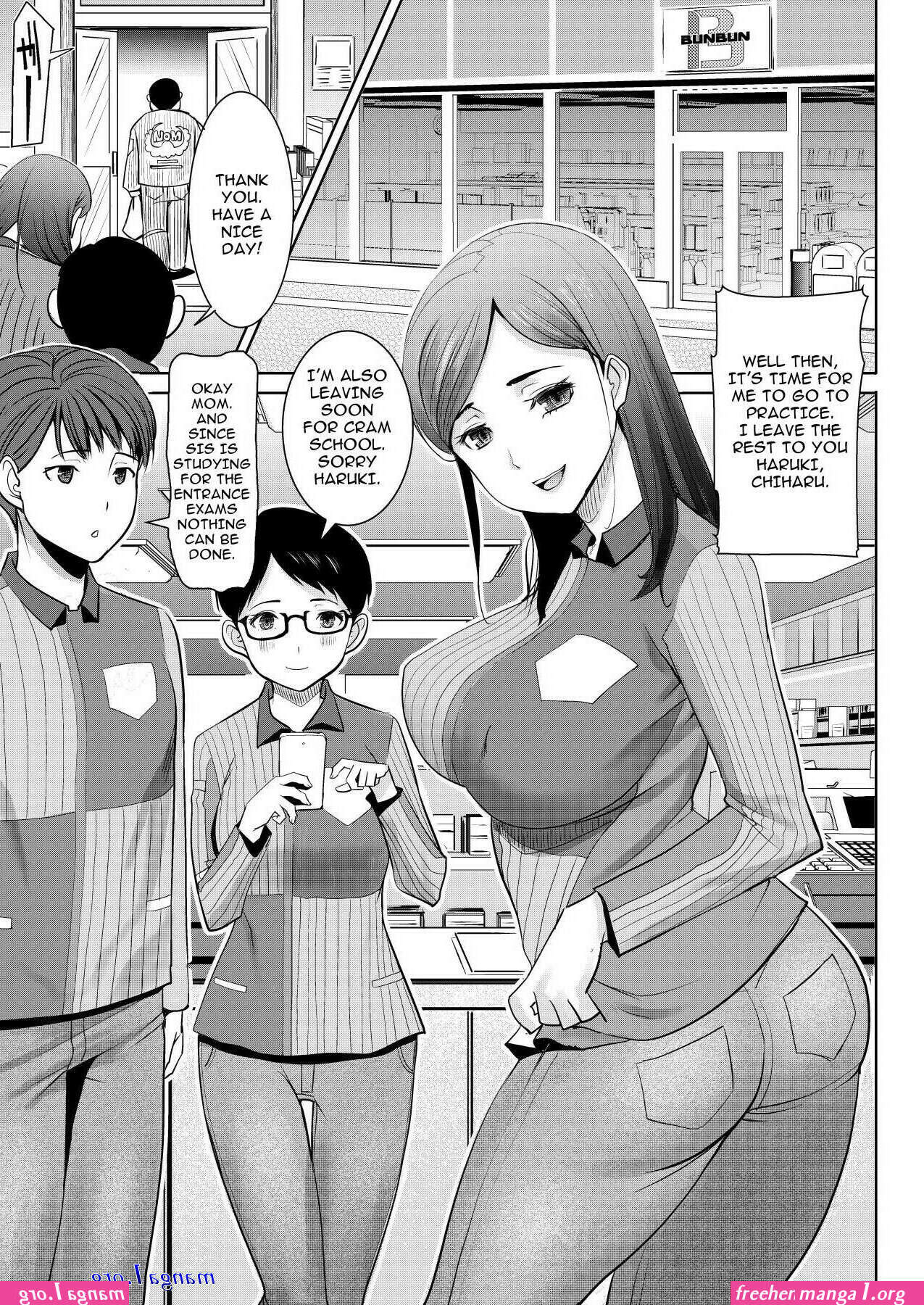 Mom cheating son friend hentai manga