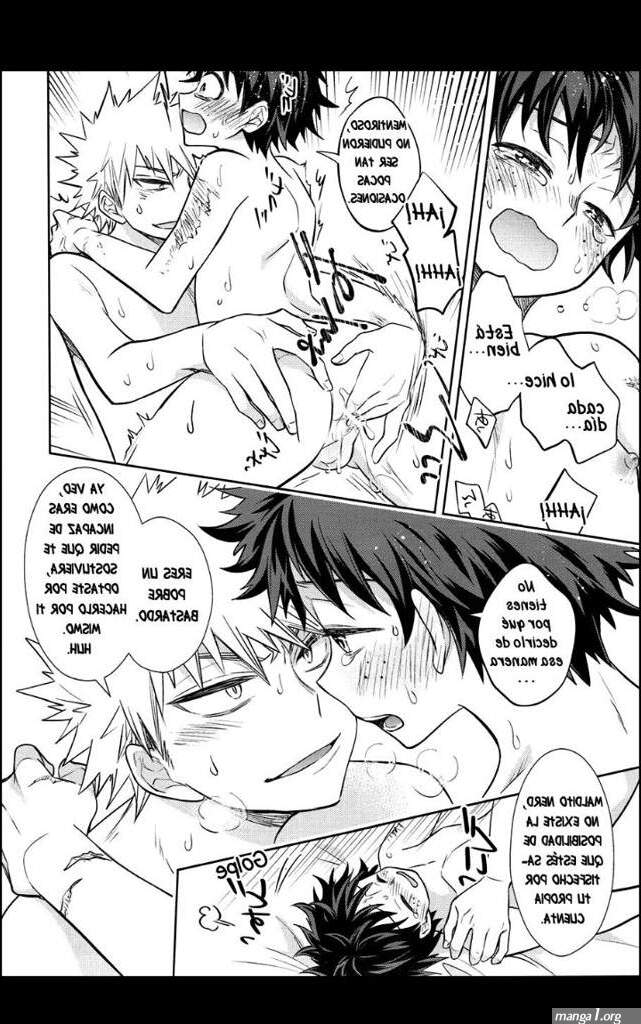 Doujinshi bakudeku 18 como comer el hoyo de una dona 22
