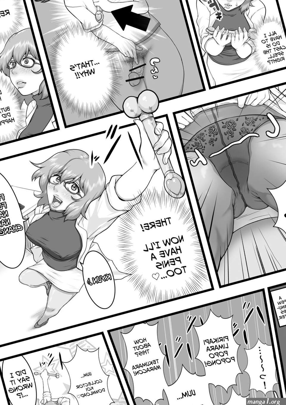 Sora kara Futtekita Henshin Item de Futanarini Natchatta Hanashi