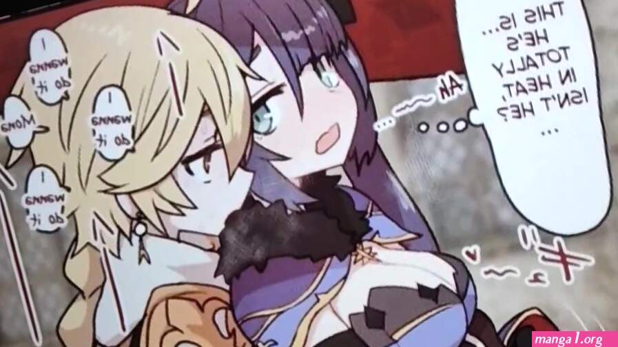 Genshin Impact Mona and Aether Hentai Manga