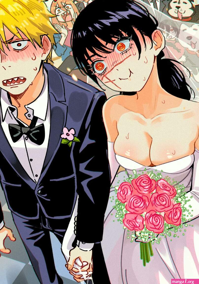 Hentai Hubb on X: Denji gets married The happy ending Artist: Snegovski