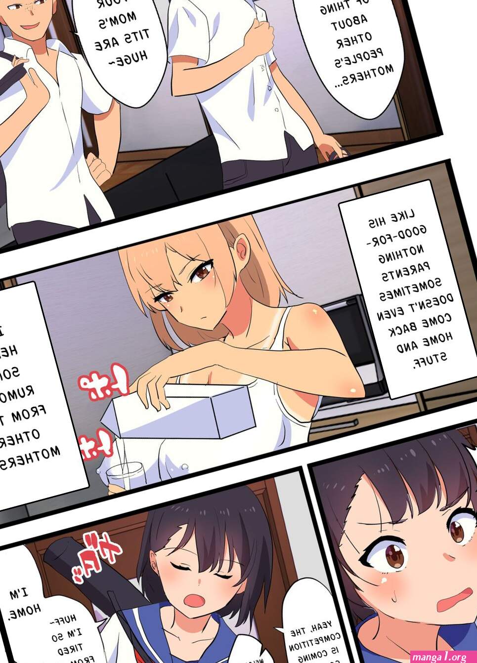 NTR Kazoku Kazoku Omoi no Tsuyoki na Moto Yanmama ga Musuko no Tomodachi no SeFri