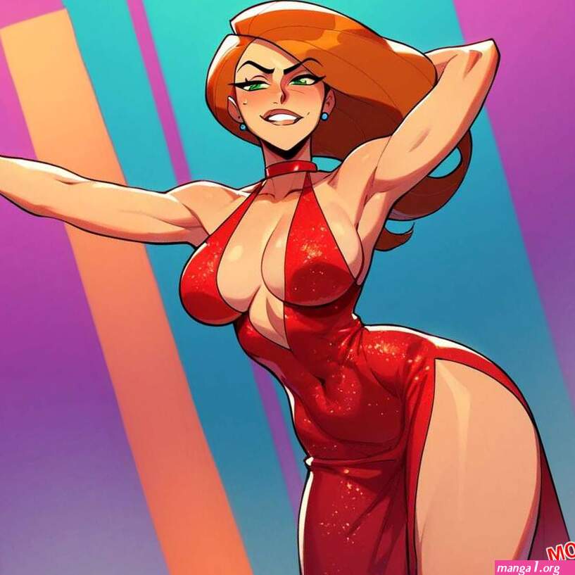 Porn comic Kim Possible. Dress. AI Generated. Sex comic beauty Kim was