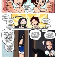 tanjiro gay cum comic