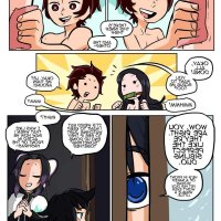 tanjiro gay cum comic