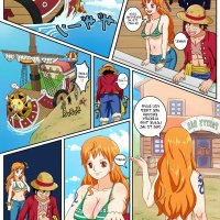 nami x luffy sex manga