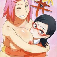 hinata x sarada hentai manga