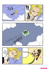 krilin and android 18 in kitchin porno manga