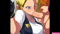 krilin and android 18 in kitchin porno manga