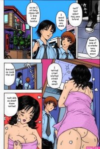 manga anime mom and son friend pron
