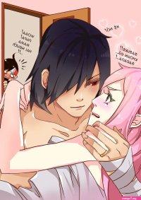 uchiha sarada x haruno sakura hentai manga