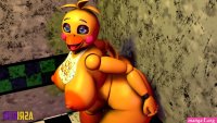 Toy chica face farting