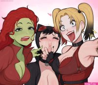 Harley Quinn Futa Posion Ivy spitroasts Catwoman Comix for...