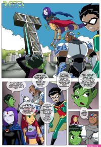 Palcomix The Blame Game Teen Titans at XXX Cartoon Sex.Net