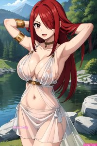 Erza Scarlet in Greek dress