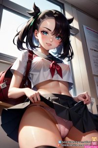 Marnie dangerously short uniform