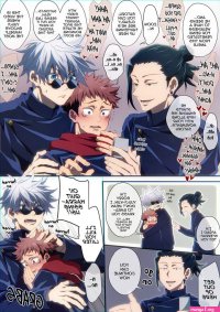 Jujutsu Kaisen dj Gojo Satoru x Itadori Yuuji BL Yaoi Uncensored Manga orchisasia.org