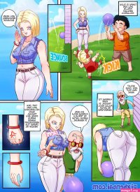 Dragon Ball Z : Android 18 dan Master Roshi
