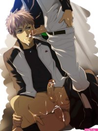 hihumi 3boys anal baseball uniform bottomless cum cum in ass cum in mouth fellatio group sex gym uniform locker locker room male focus mmm threesome multiple boys oral penis playing sports sex