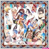 : DT Stickers Decal Only for Big Boobs Fun Club with Some Random Nude pics 50pcs No duplicates Anime Manga Hentai Sexy Girls for Pack 10 : Electronics