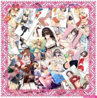 : Sticker Only for Big Boobs Fun Club with Some Random Nude pics 50pcs No duplicates Anime Manga Hentai Sexy Girls for Pack 19 : Everything Else