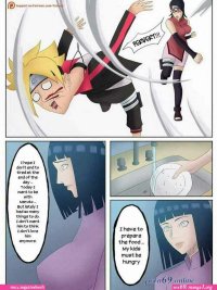 naruto comic boruto and hinata
