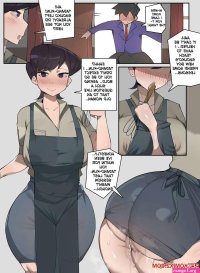 Mom and son hentai comics