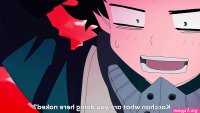 Midoriya gives up his ass to his straight friend Bakugo