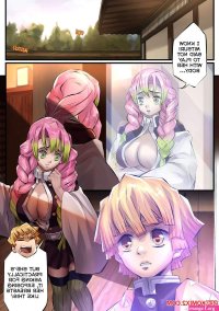 Porn comic ArtofLariz Mitsuri Swapped. Demon Slayer Sex comic hot busty beauties