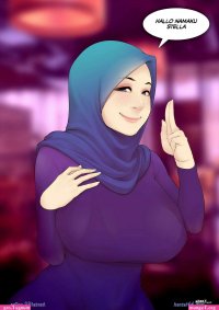 Jilbab anime sex ayah