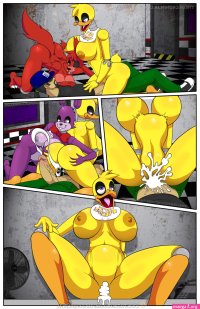 Five Fucks at Freddys Porn comic Cartoon porn comics Rule 34 comic