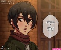 Mikasa X Eren X Annie porn comic