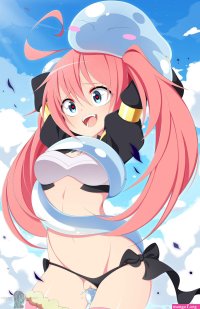 rimuru tempest and milim nava tensei shitara slime datta ken drawn by totallyiryanic