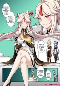 Porn comic Ningguang. Genshin Impact Sex comic beauty blonde was