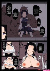 Porn comic RAPE OF DEMON SLAYER 2. Kimetsu no Yaiba Sex comic Brunette Babe With