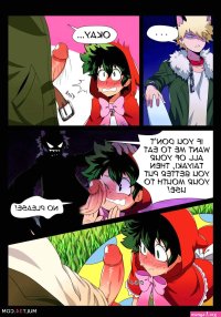 BakuDeku gay porn comic