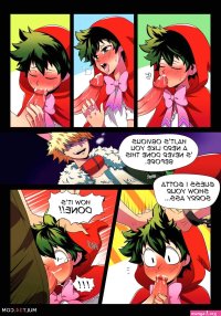 BakuDeku gay porn comic