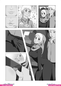 comic hijab sex with son