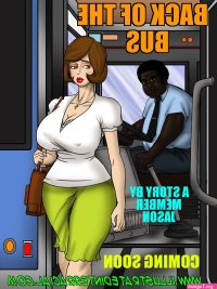 Back of the Bus IllustratedInterracial Porn Comic
